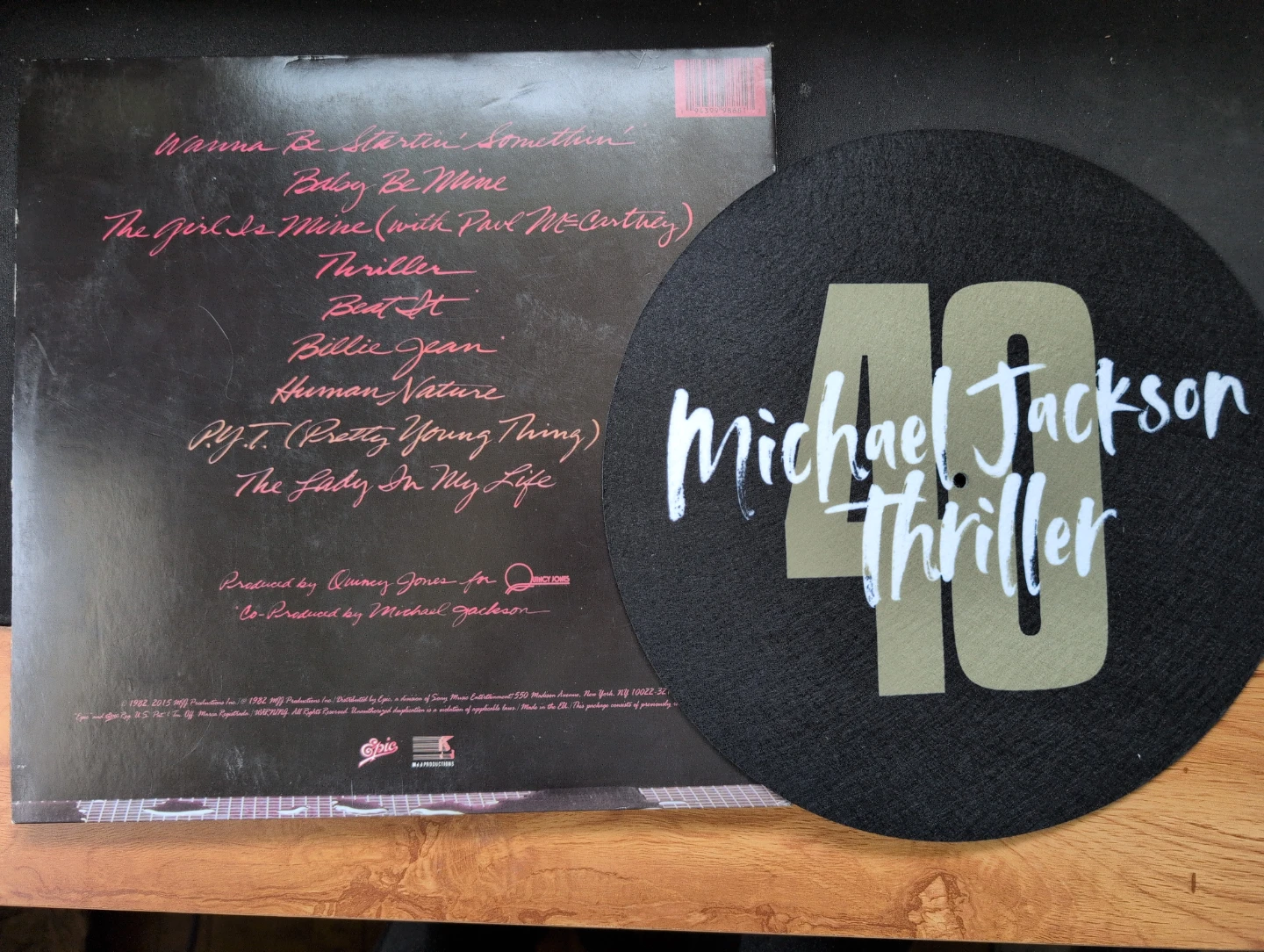 Michael Jackson Thriller Vinyl Record - photo 3