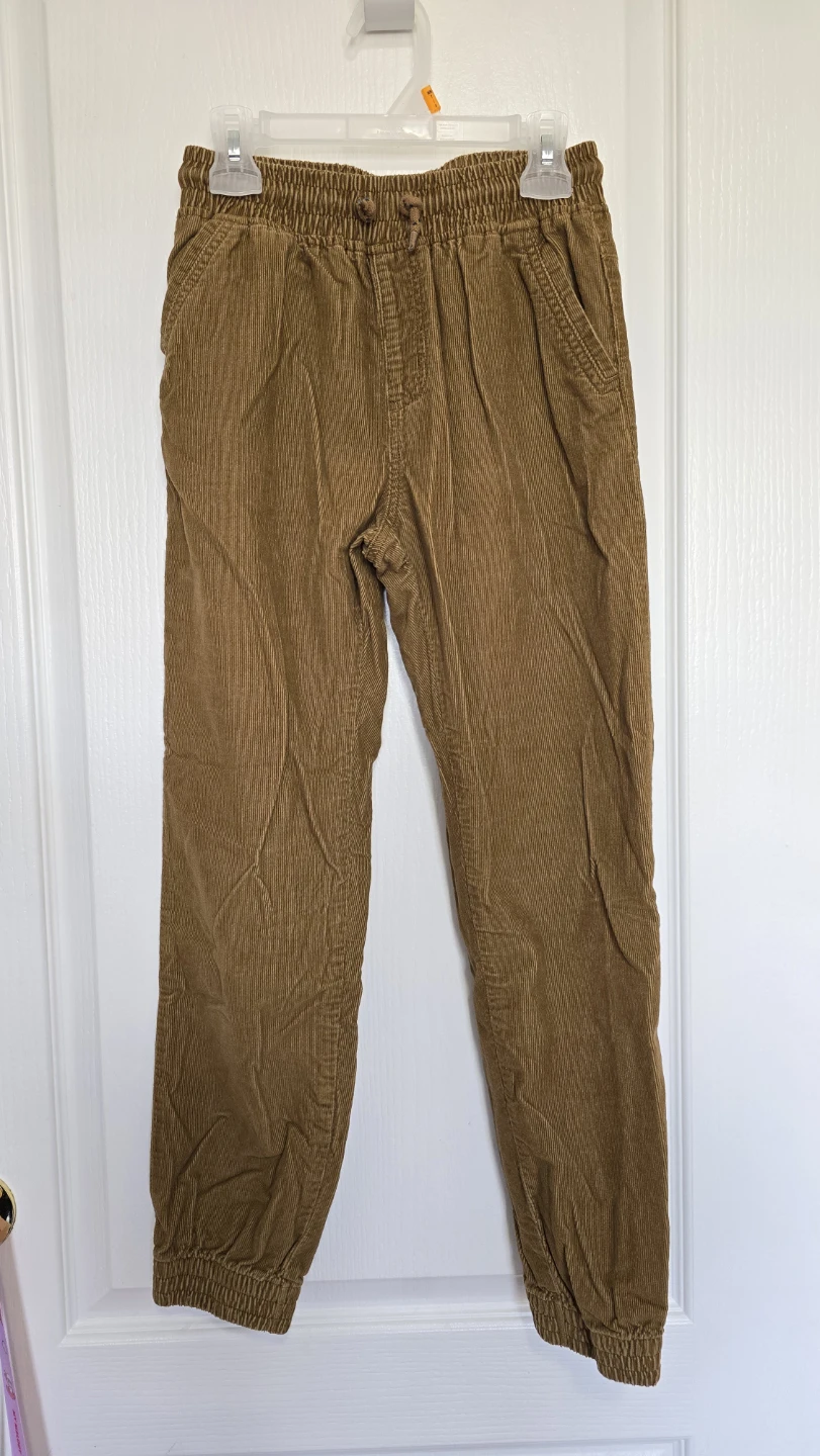 Kids Corduroy cargo Pants - Brown 10-11years
