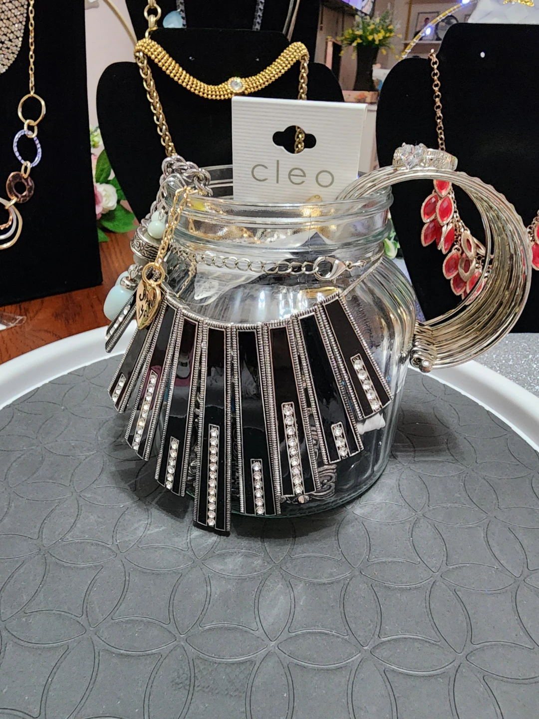 Assorted Bangles and Bracelets in Jar
