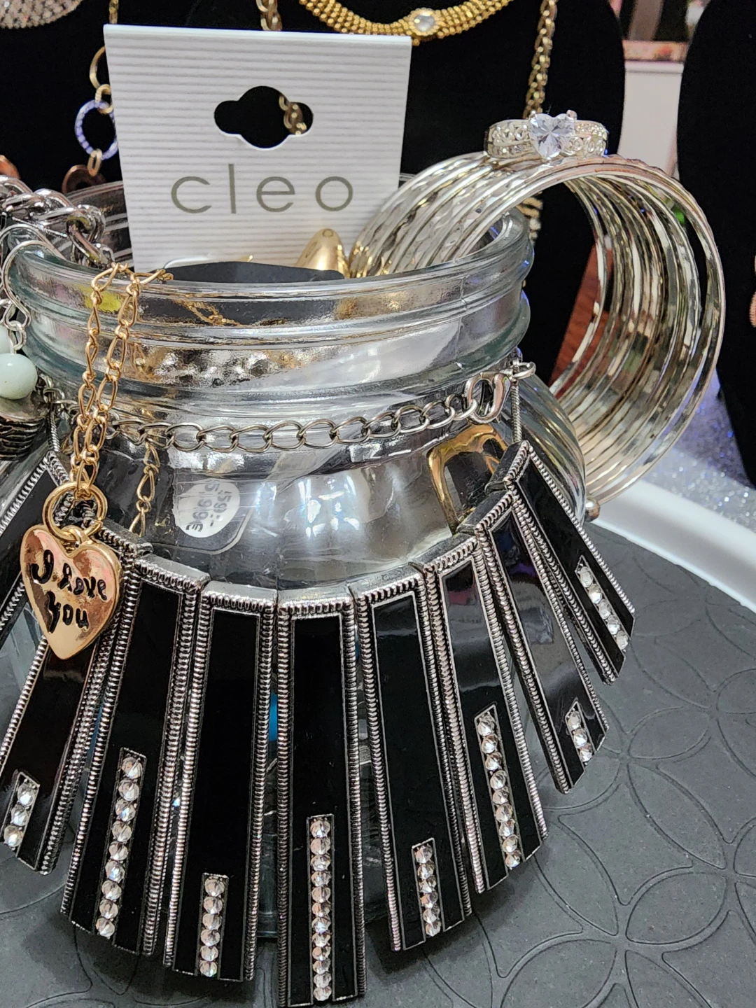 Assorted Bangles and Bracelets in Jar - photo 2
