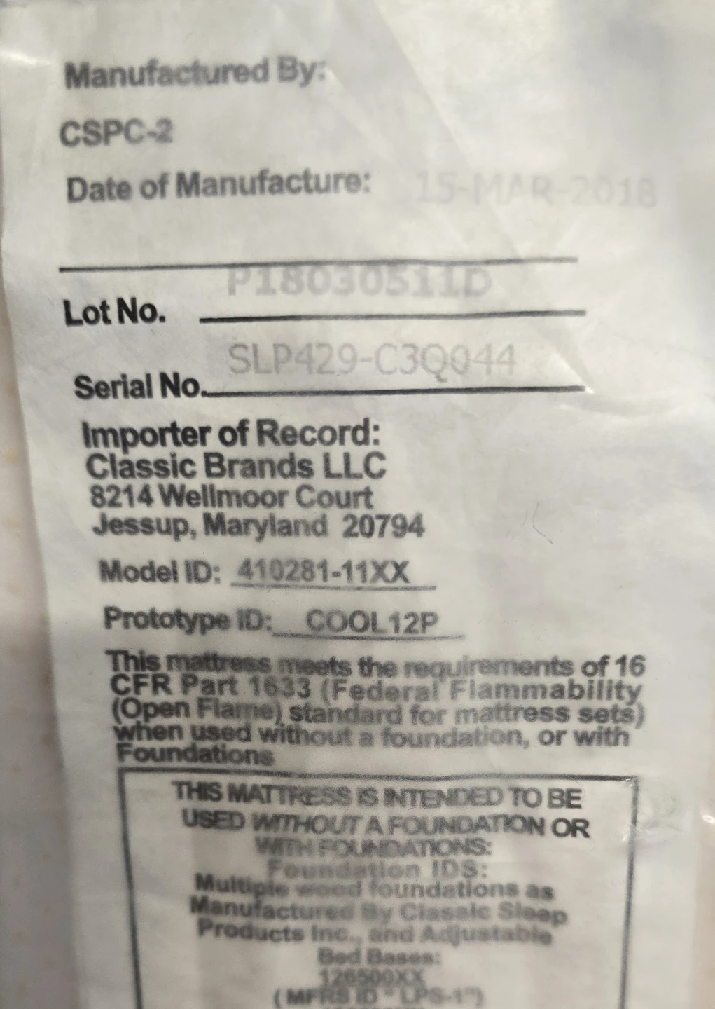 Sleepy's Cool Queen Memory Foam Gel 12" Mattress - photo 5