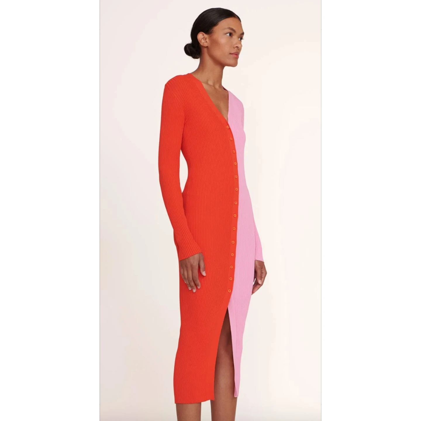 Staud Shoko Colorblock Sweater Dress - photo 4