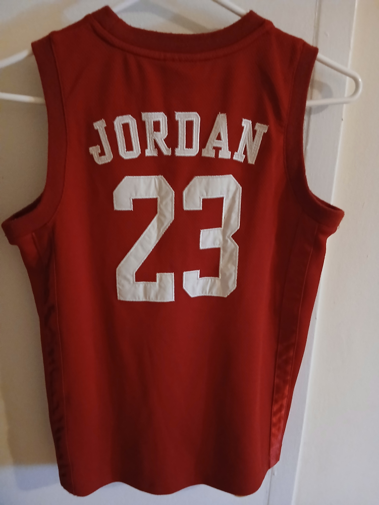 Vintage Jordan Air 23 Basketball Jersey - Red - photo 2