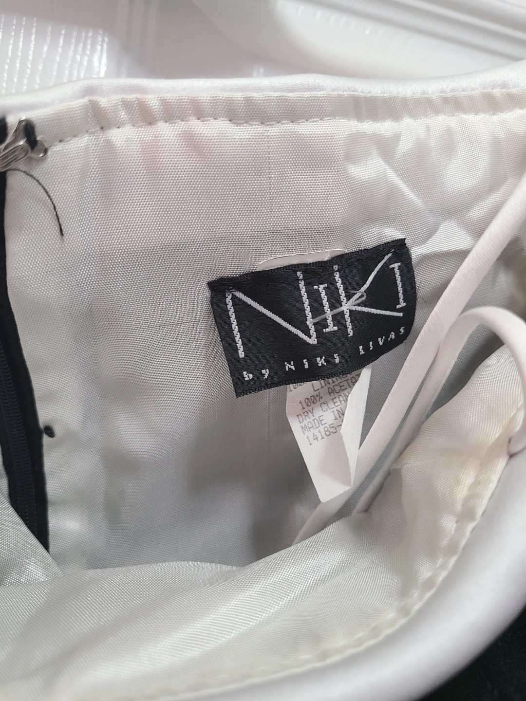 Niki by Niki Livas Strapless Black and White Dress - photo 2
