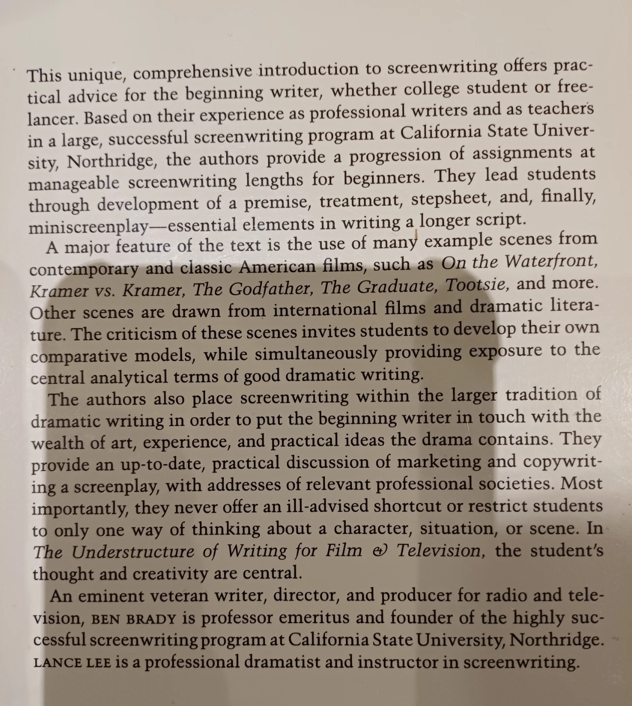 The Understructure of Writing for Film & Television - photo 3