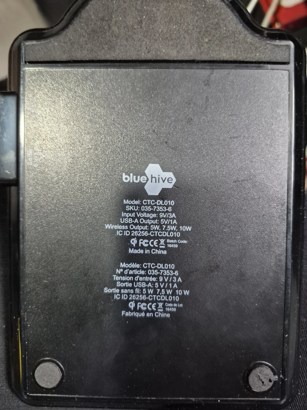 Black LED Desk Lamp with Wireless Charging Base - photo 4