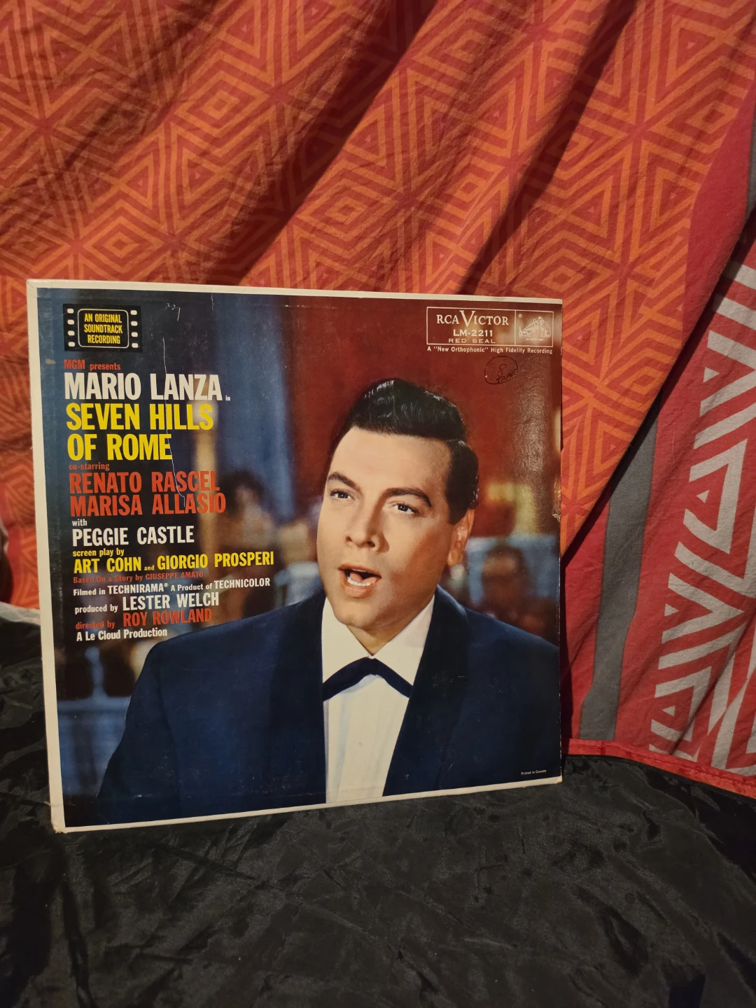 Mario Lanza Seven Hills of Rome Original Soundtrack Vinyl LP - photo 2