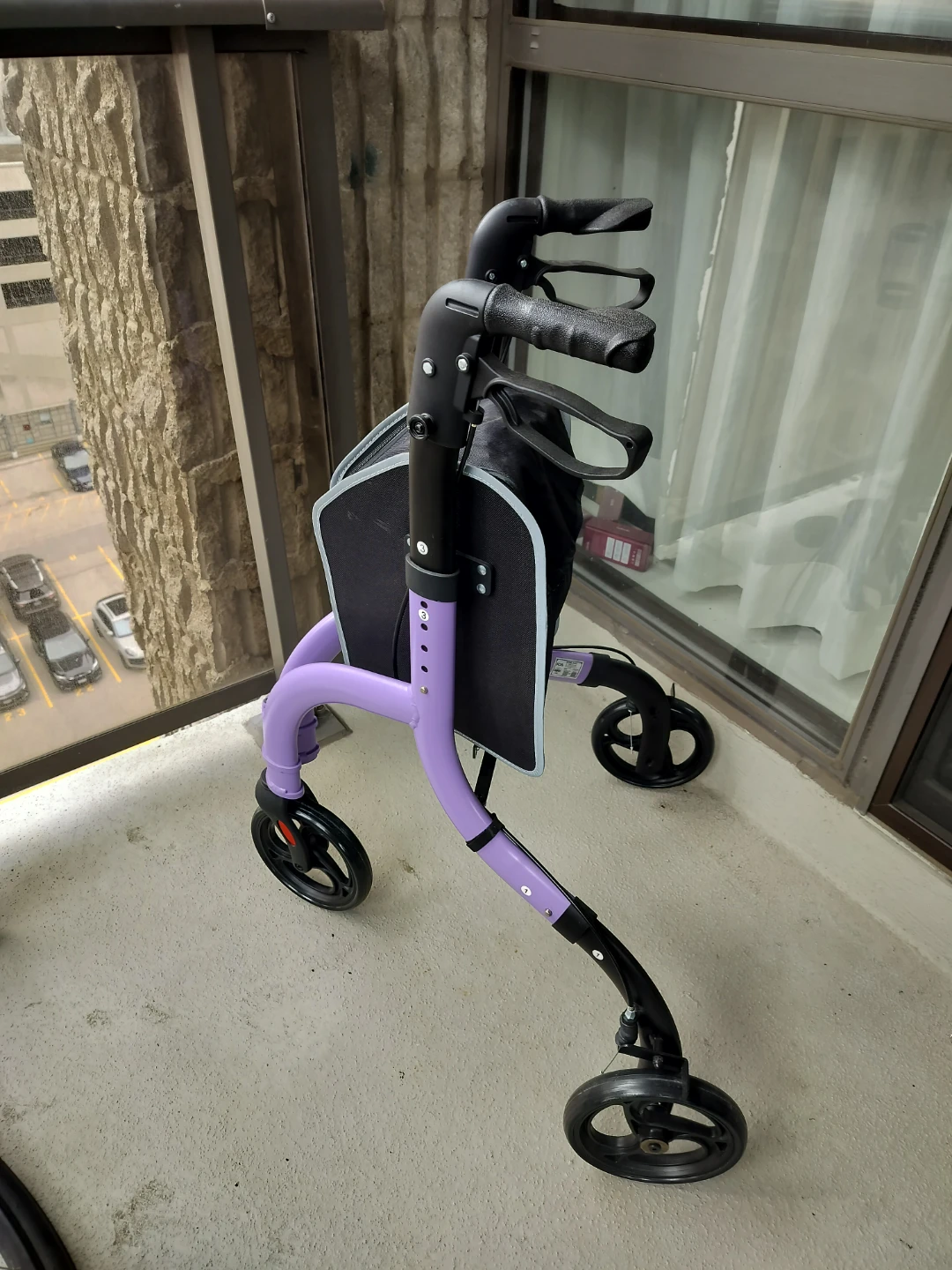 Folding Three-Wheel Rollator Walker - photo 3