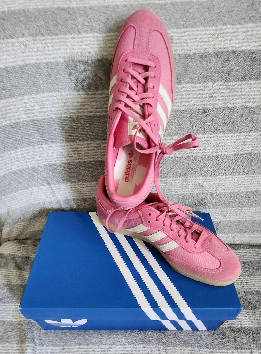 Adidas Samba OG J Pink  Shoes Size 7 - photo 3