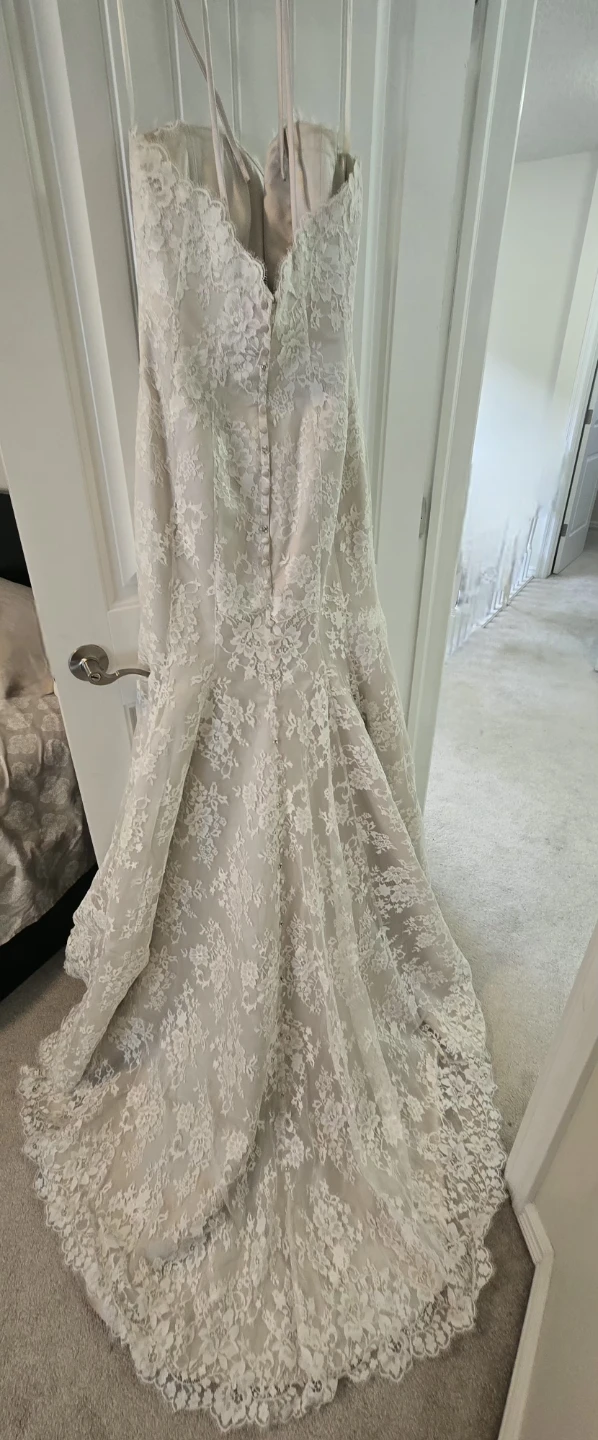 Strapless Lace Wedding Dress