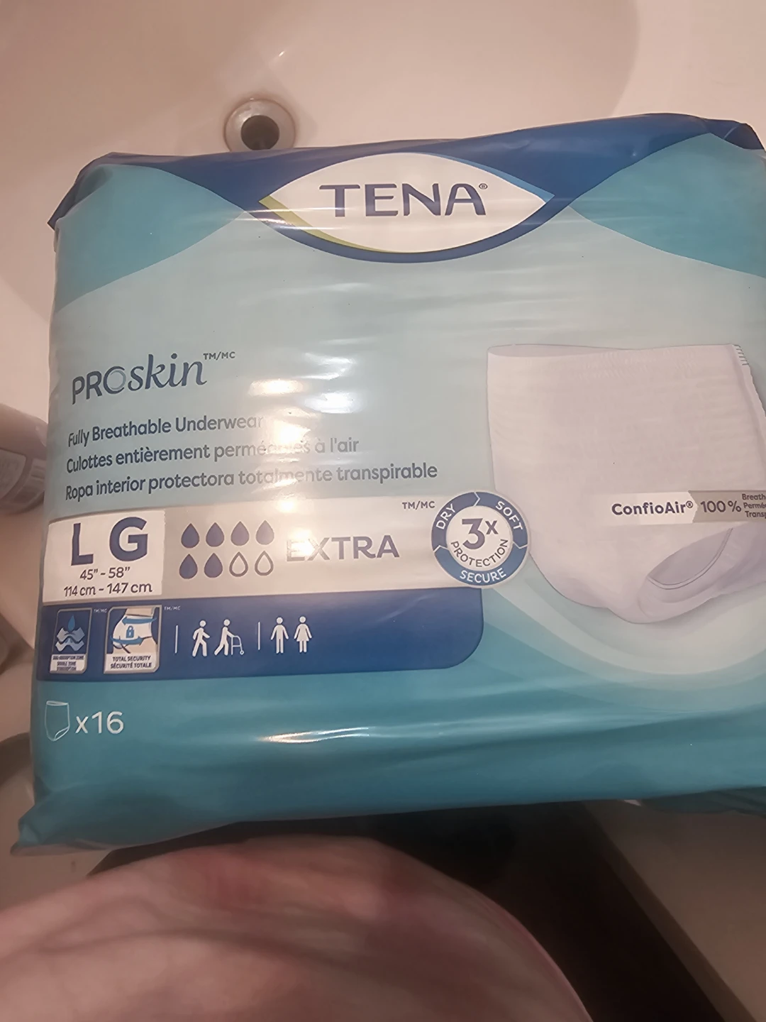 TENA ProSkin Large Fully Breathable Underwear 16 Count - photo 3