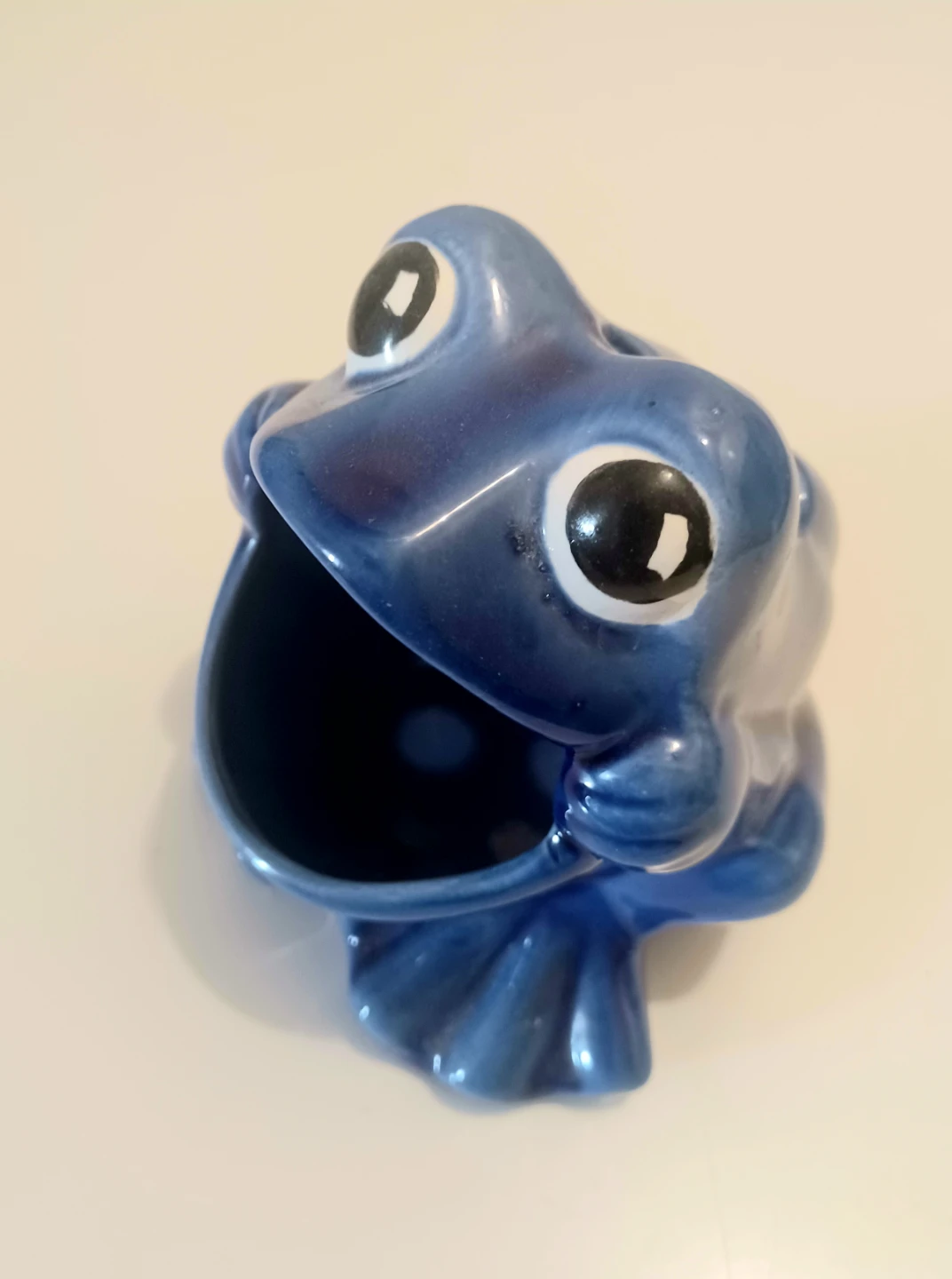 Unique Signed & Dated Hand Crafted Ceramic Frog