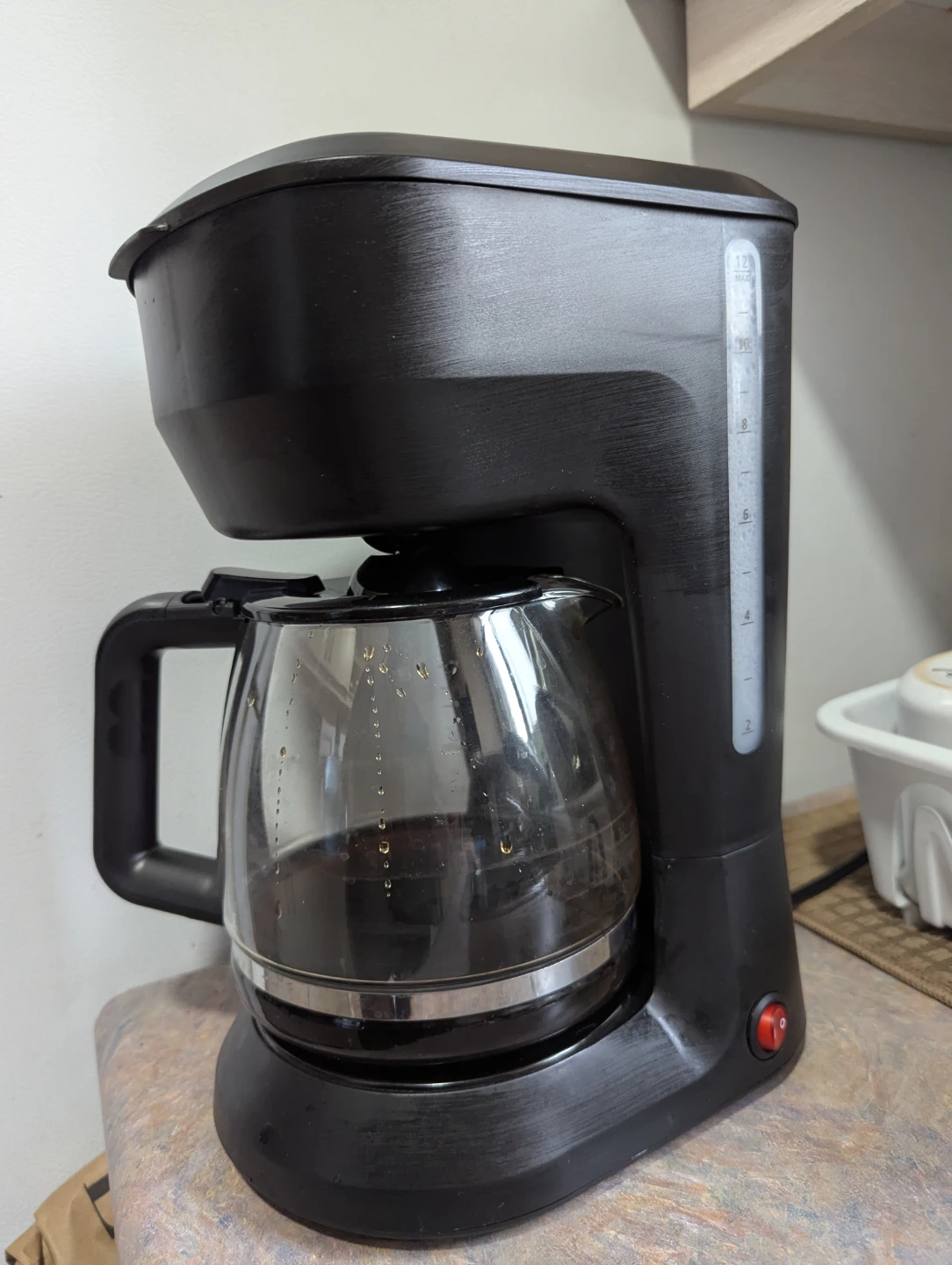 Black 12-Cup Coffee Maker