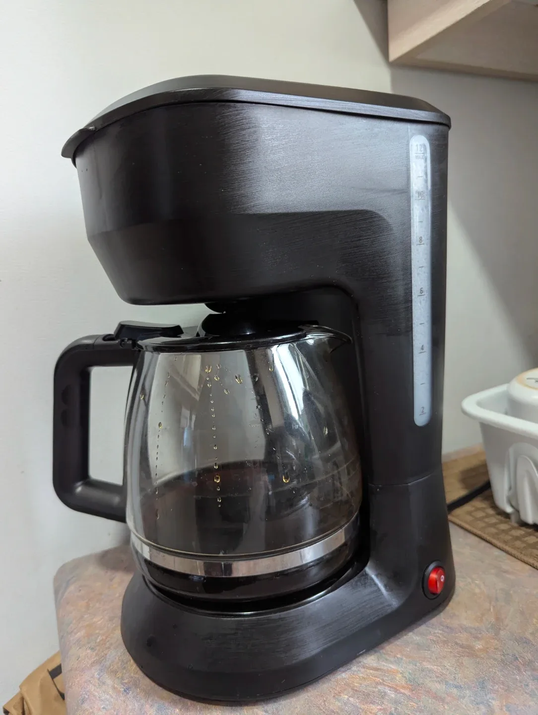 Black 12-Cup Coffee Maker