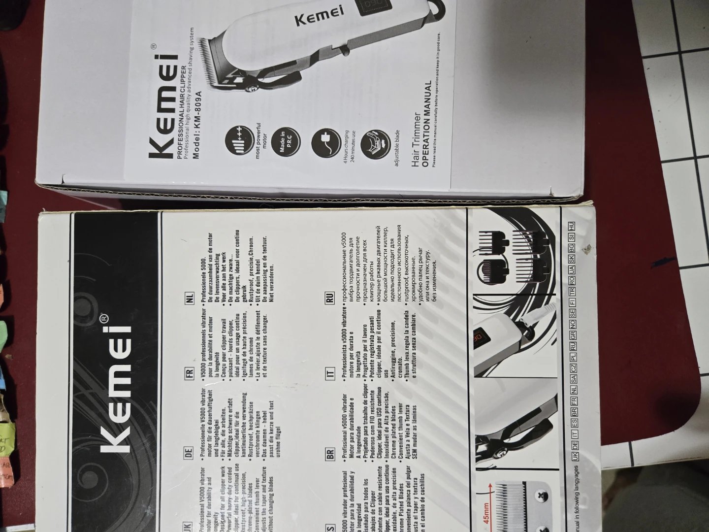 Kemei KM-809A Professional Hair Clipper - photo 3