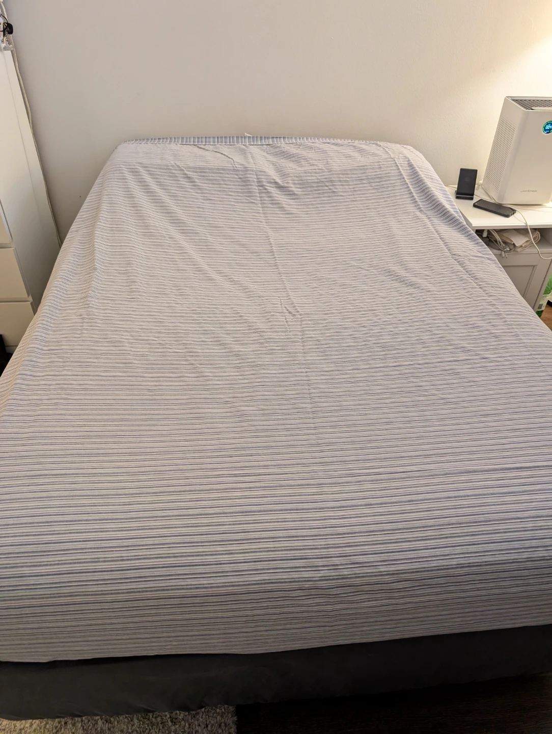Light Blue Striped Sheet Set - photo 2