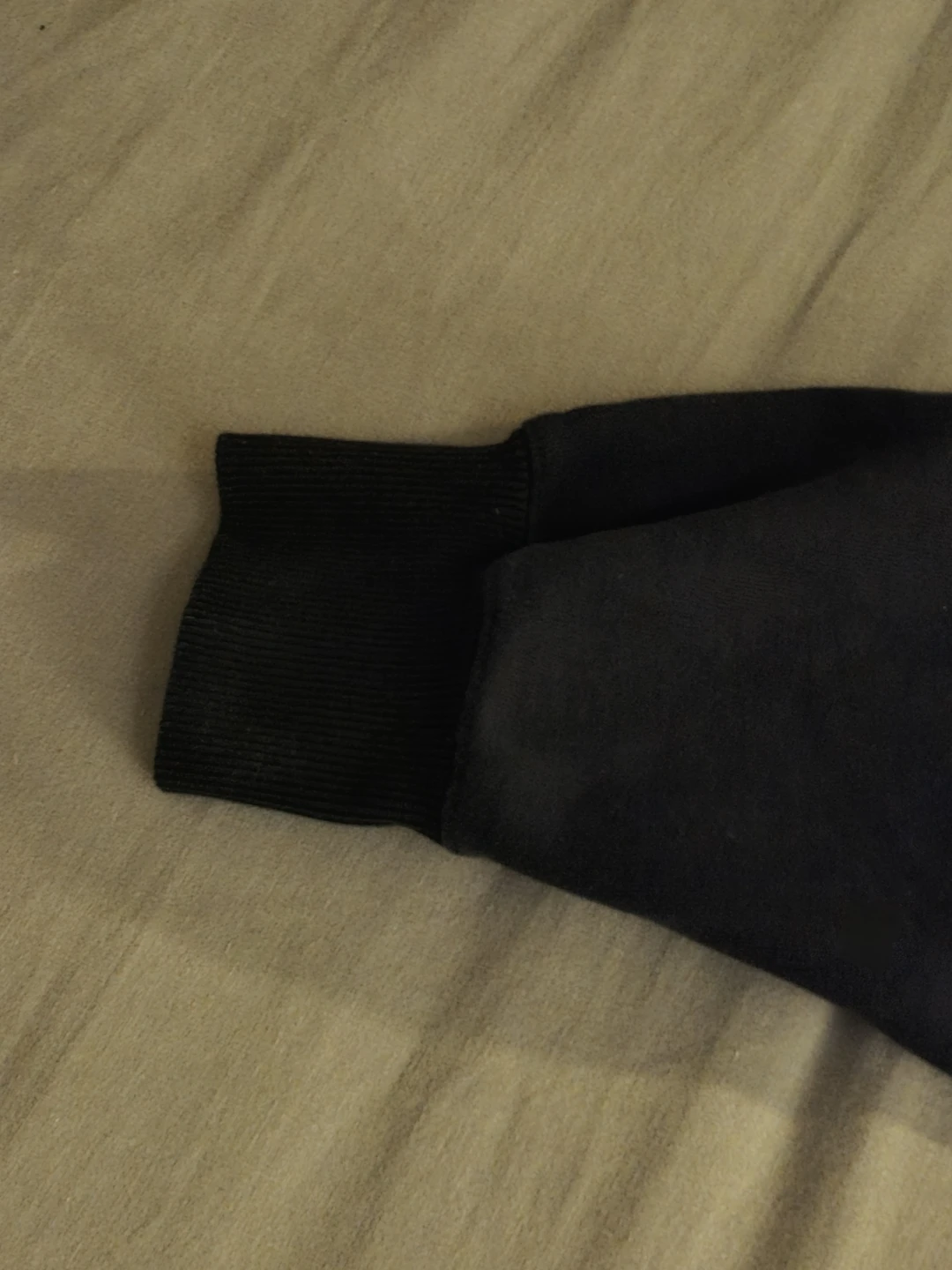 Cropped black Puma long sleeve with collar