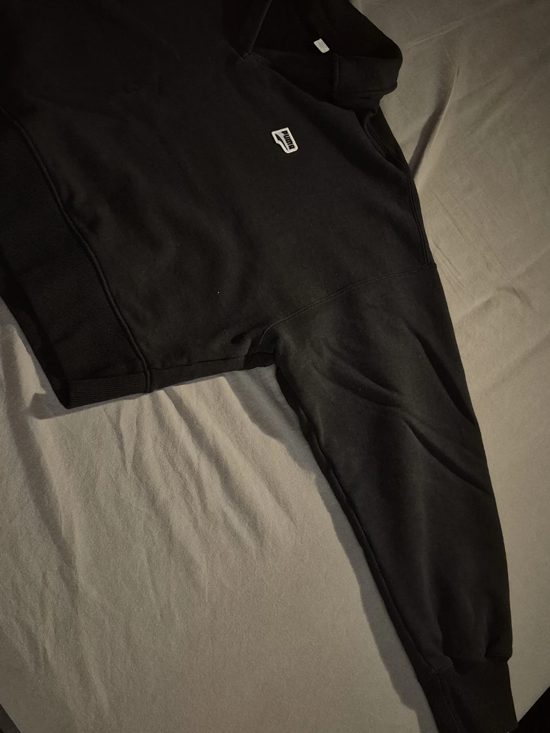 Cropped black Puma long sleeve with collar - photo 5