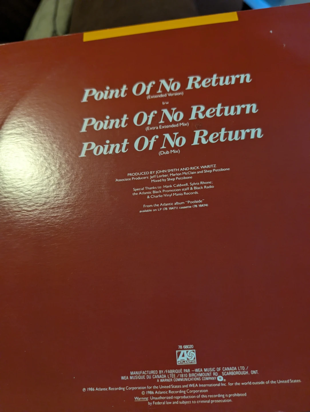 NU SHOOT Point Of No Return 12" Vinyl Single - photo 2