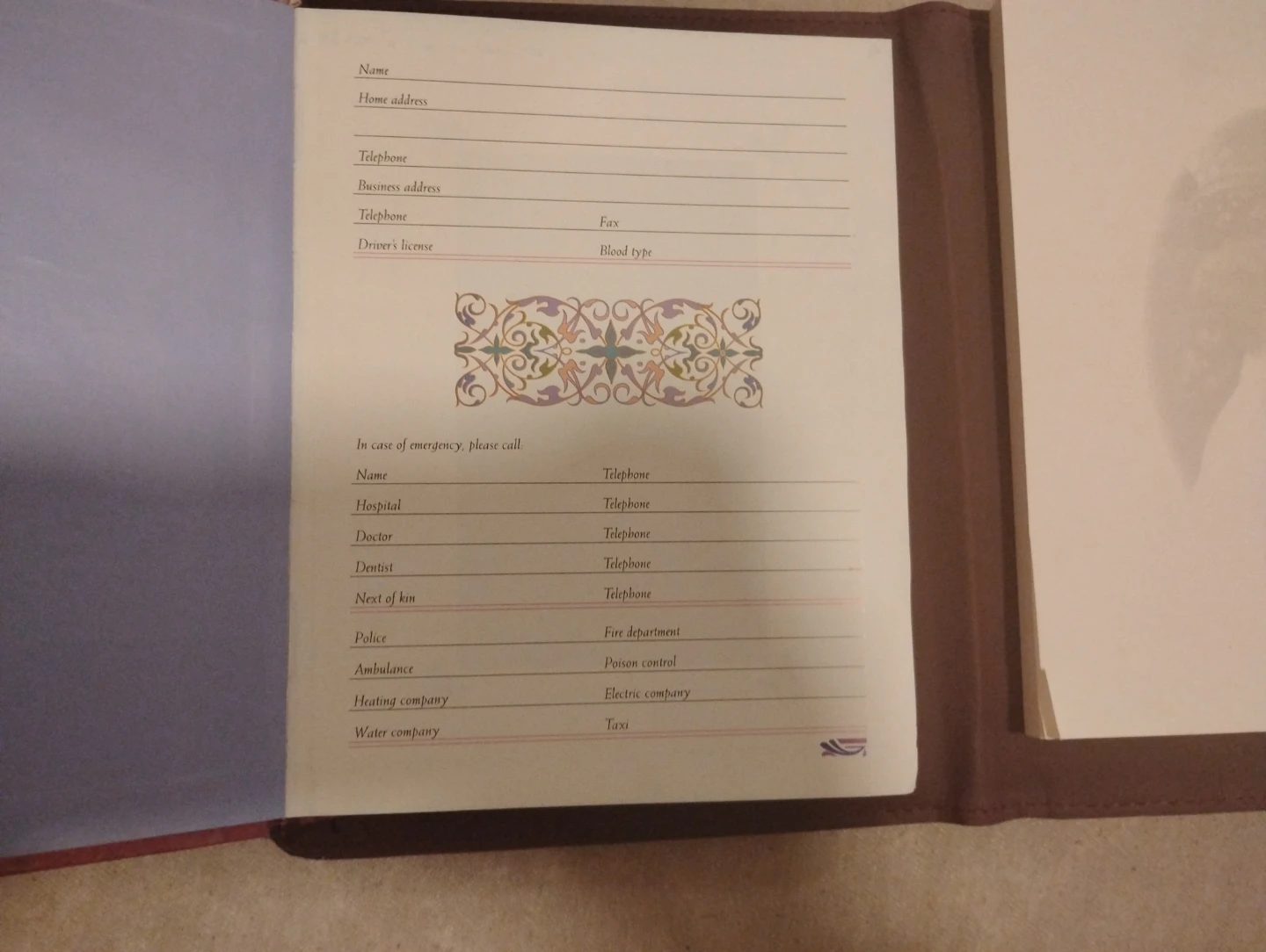 Telephone and Address Book and  Notepad - photo 4