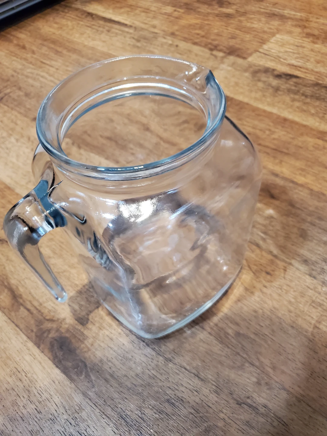 Glass Pitcher with Handle - photo 2