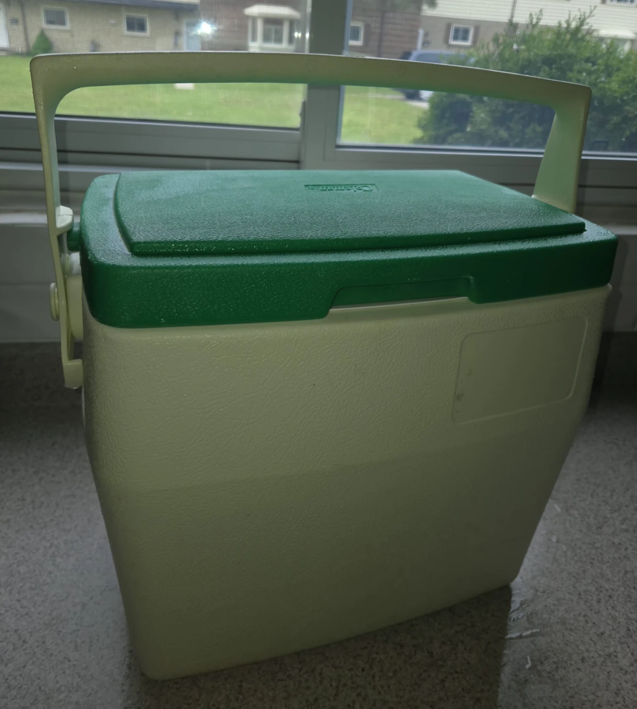 Coleman Cooler - Cream and Green - photo 3