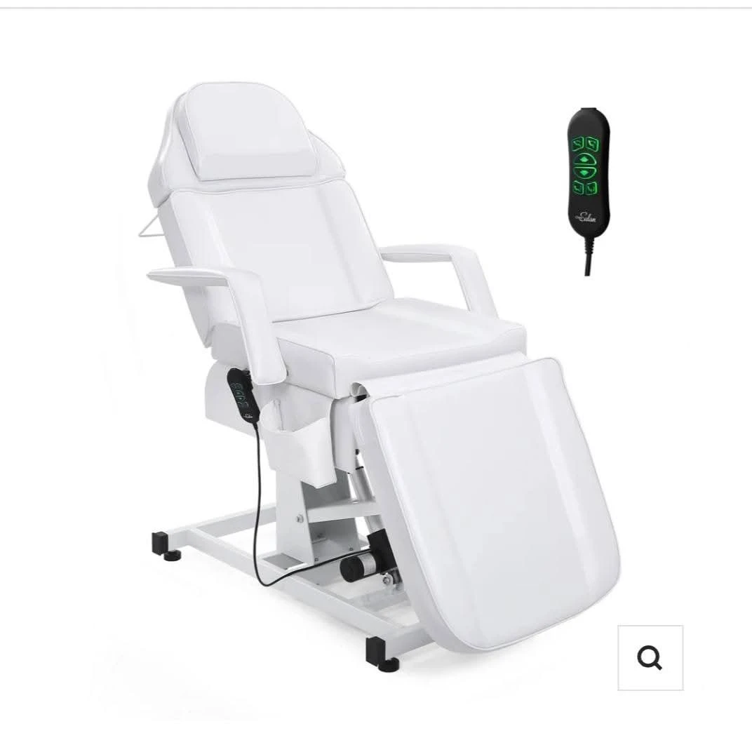 White Electric Spa Bed Facial Massage Tattoo Bed - photo 4