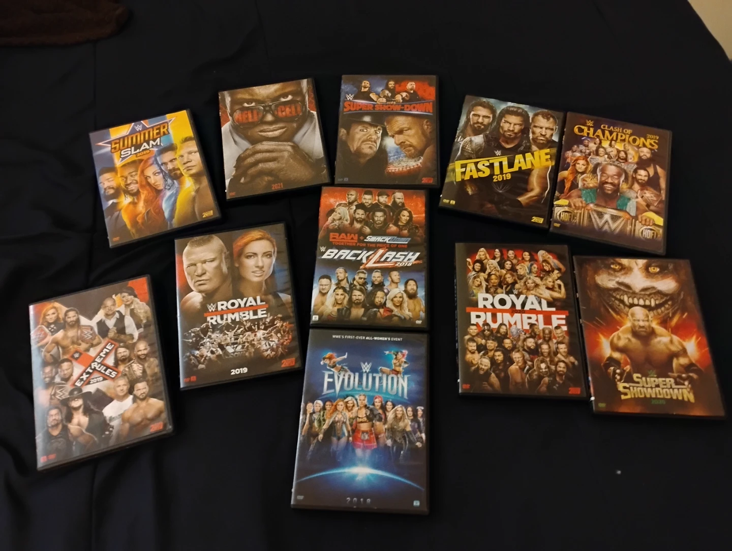 WWE DVDs Collection - SummerSlam, Royal Rumble, and more