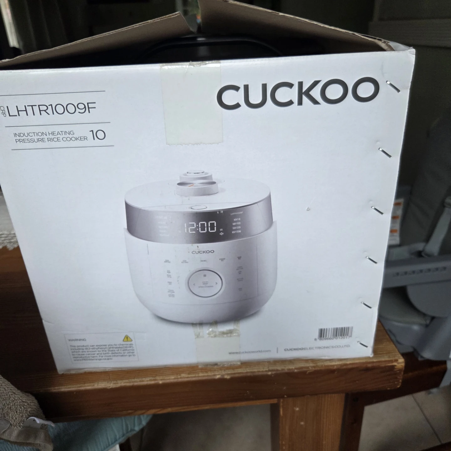 Cuckoo LHTR1009F Induction Heating Pressure Rice Cooker 10 Cup