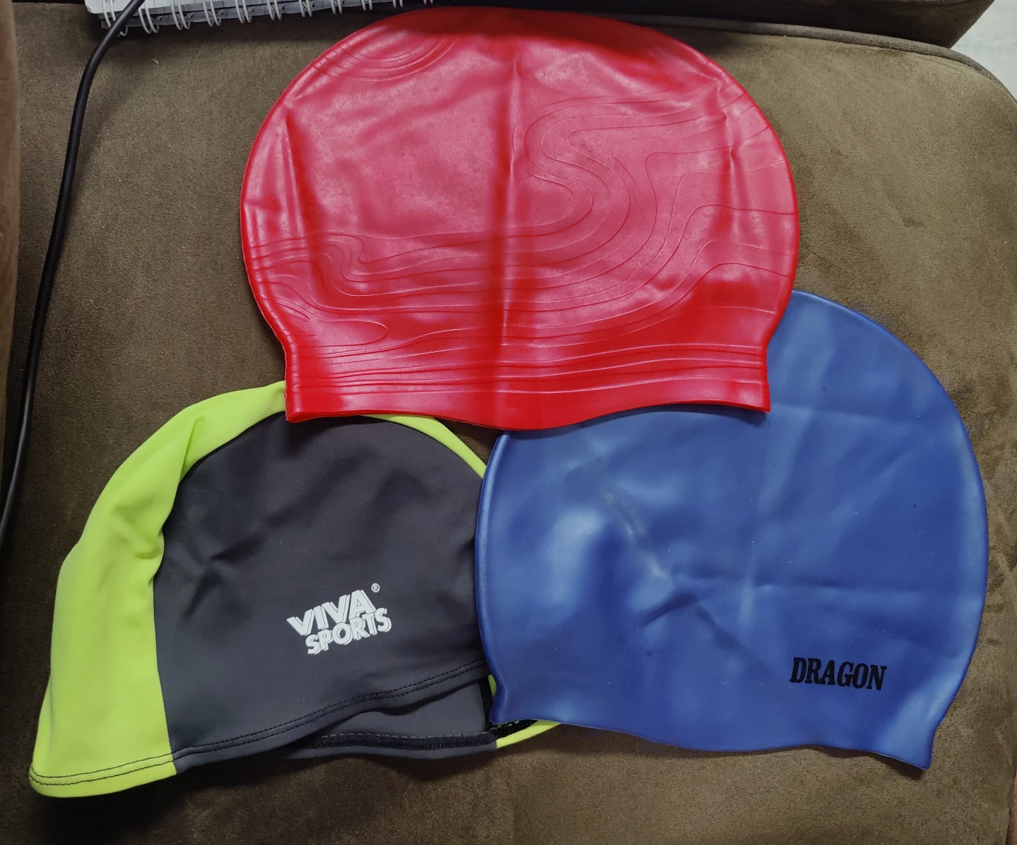 Three Swim Caps