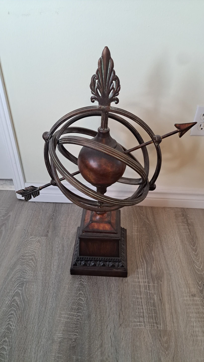 Decorative Armillary Sphere with Arrows