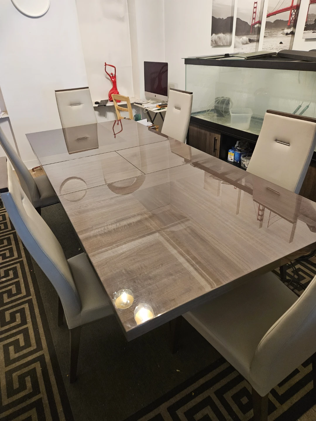 Luxury Diningroom set with Curio