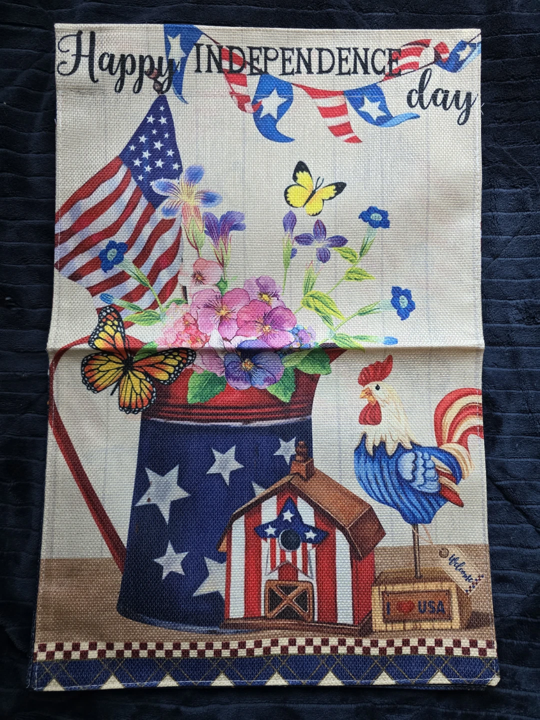 Set of 5 Patriotic Garden Flags - photo 4