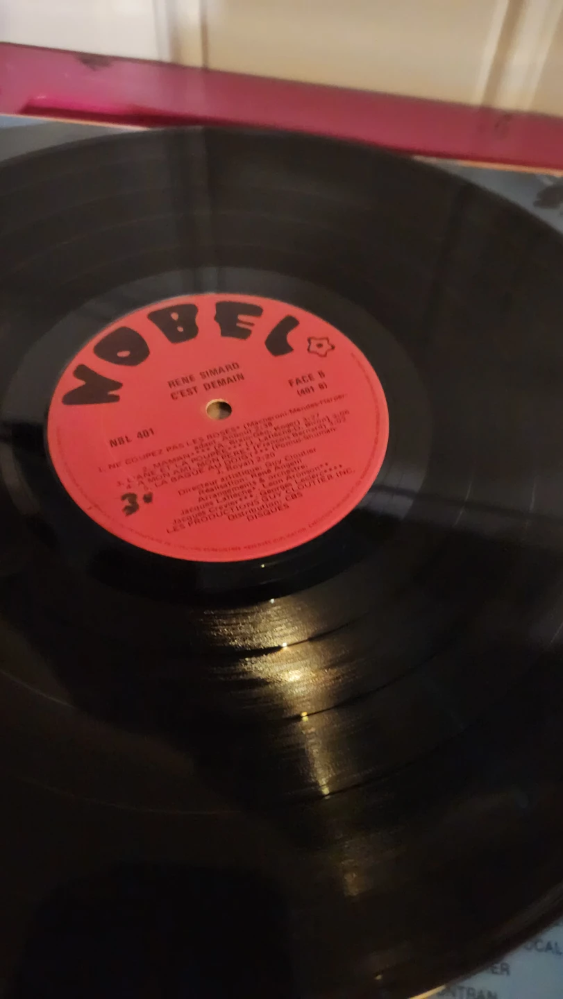René Simard C'est Demain Vinyl Record - photo 4