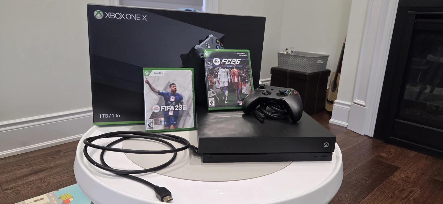 Xbox One X 1TB Console with Games - photo 2