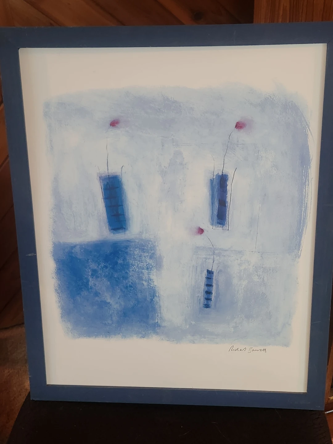 Framed Abstract Art Print - Richard Banovs