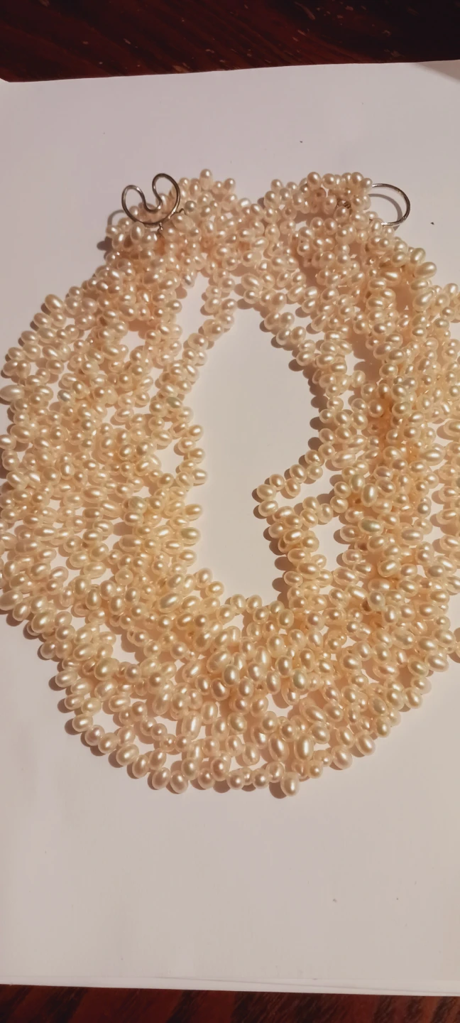 Genuine Freshwater Pearls Multi Strand Necklace - photo 3