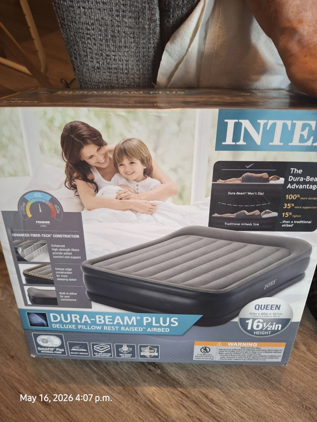 Intex Dura-Beam Plus Queen Air Mattress