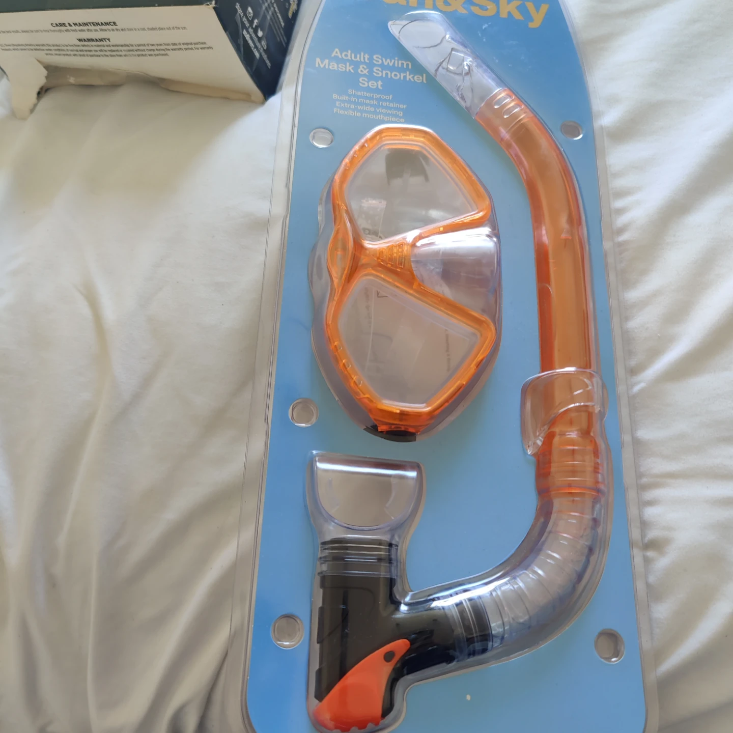 Adult Swim Mask & Snorkel Set - Orange