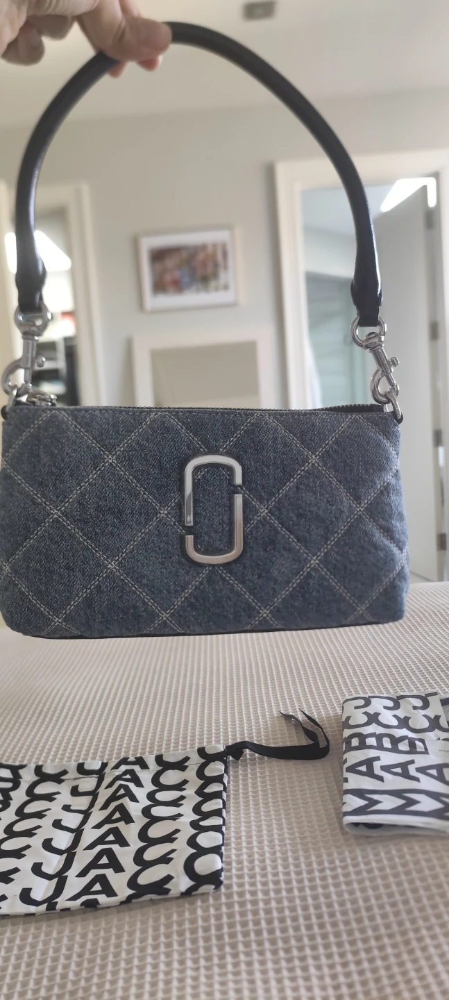Marc Jacobs Quilted Denim Shoulder Bag