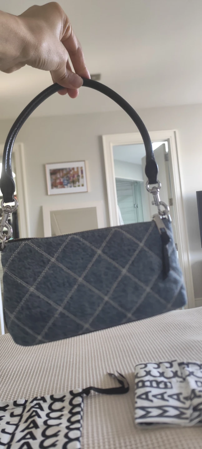 Marc Jacobs Quilted Denim Shoulder Bag - photo 5