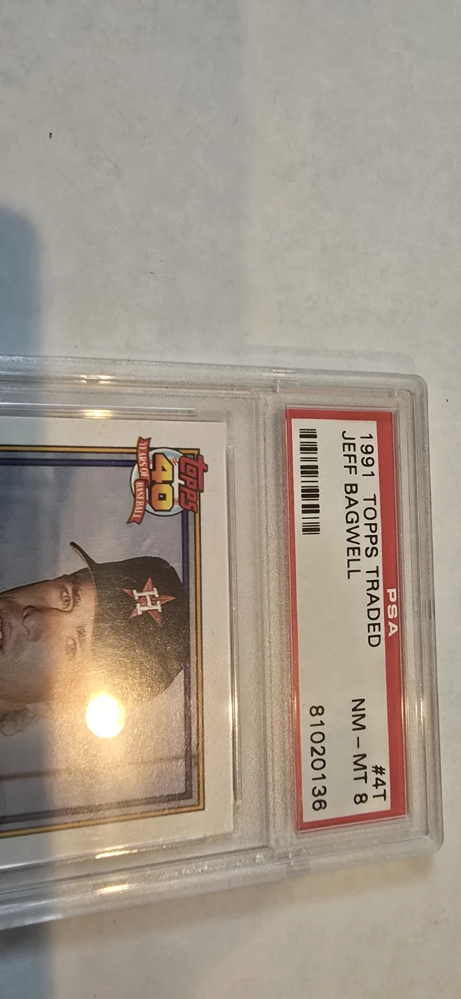 1991 Topps Traded Jeff Bagwell Baseball Card - photo 3