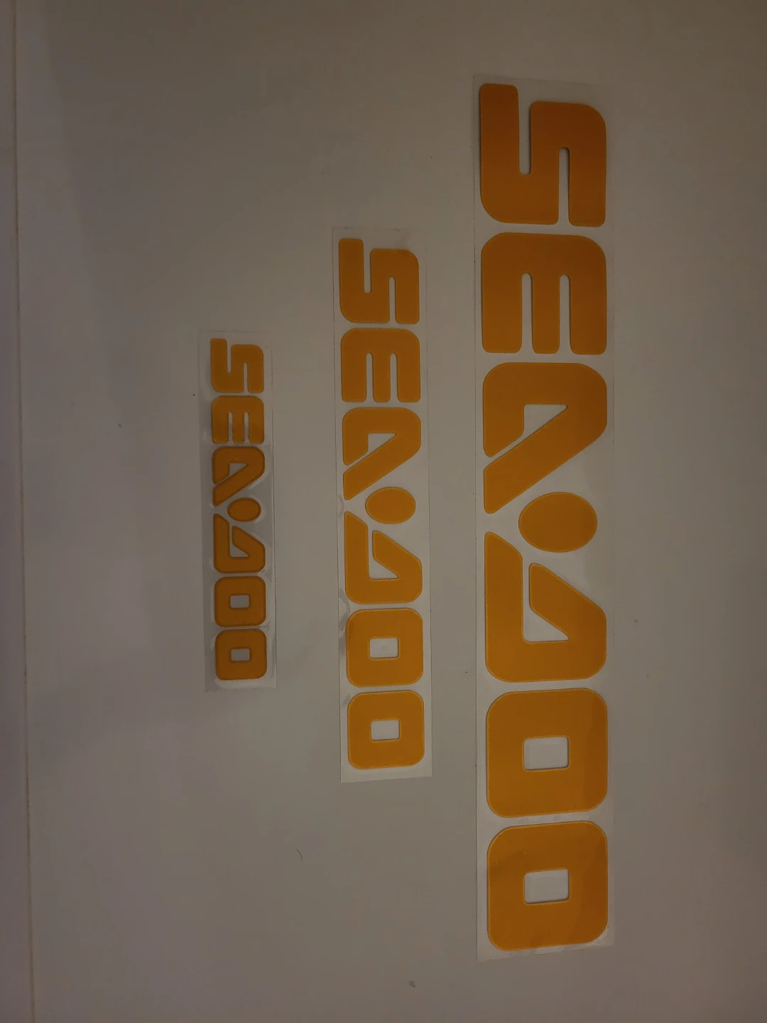 Autocollants en Vinyle Pvc Laminé pour SEA-DOO orange