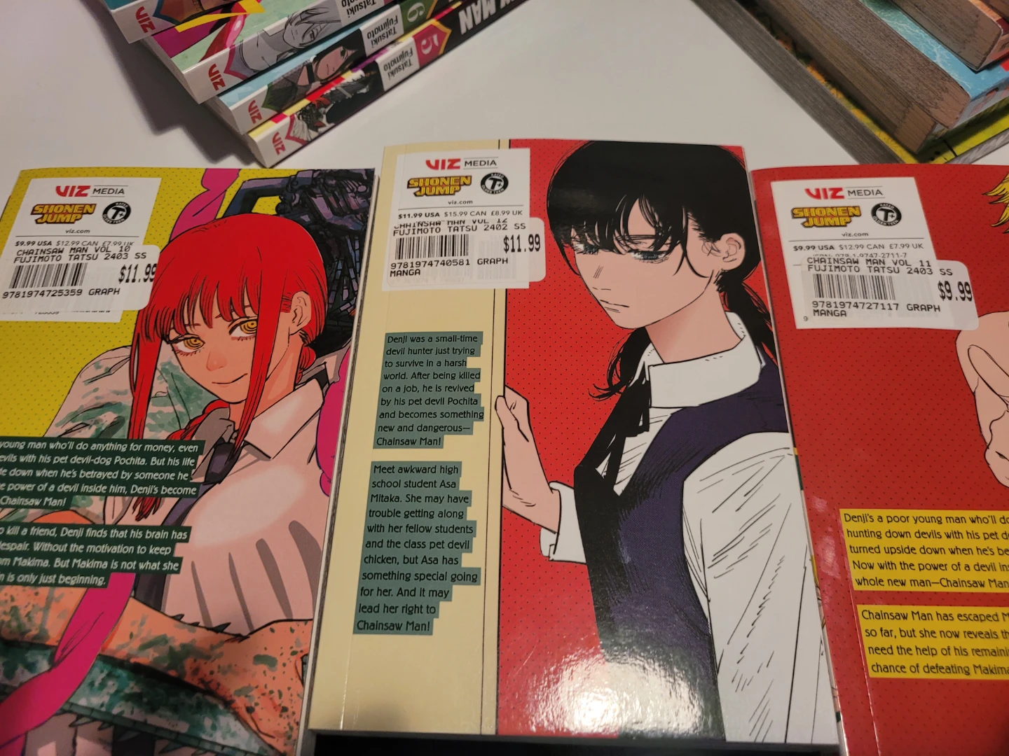 Japaneze comics books including Chainsaw Man Manga Volumes 5-12 - photo 4