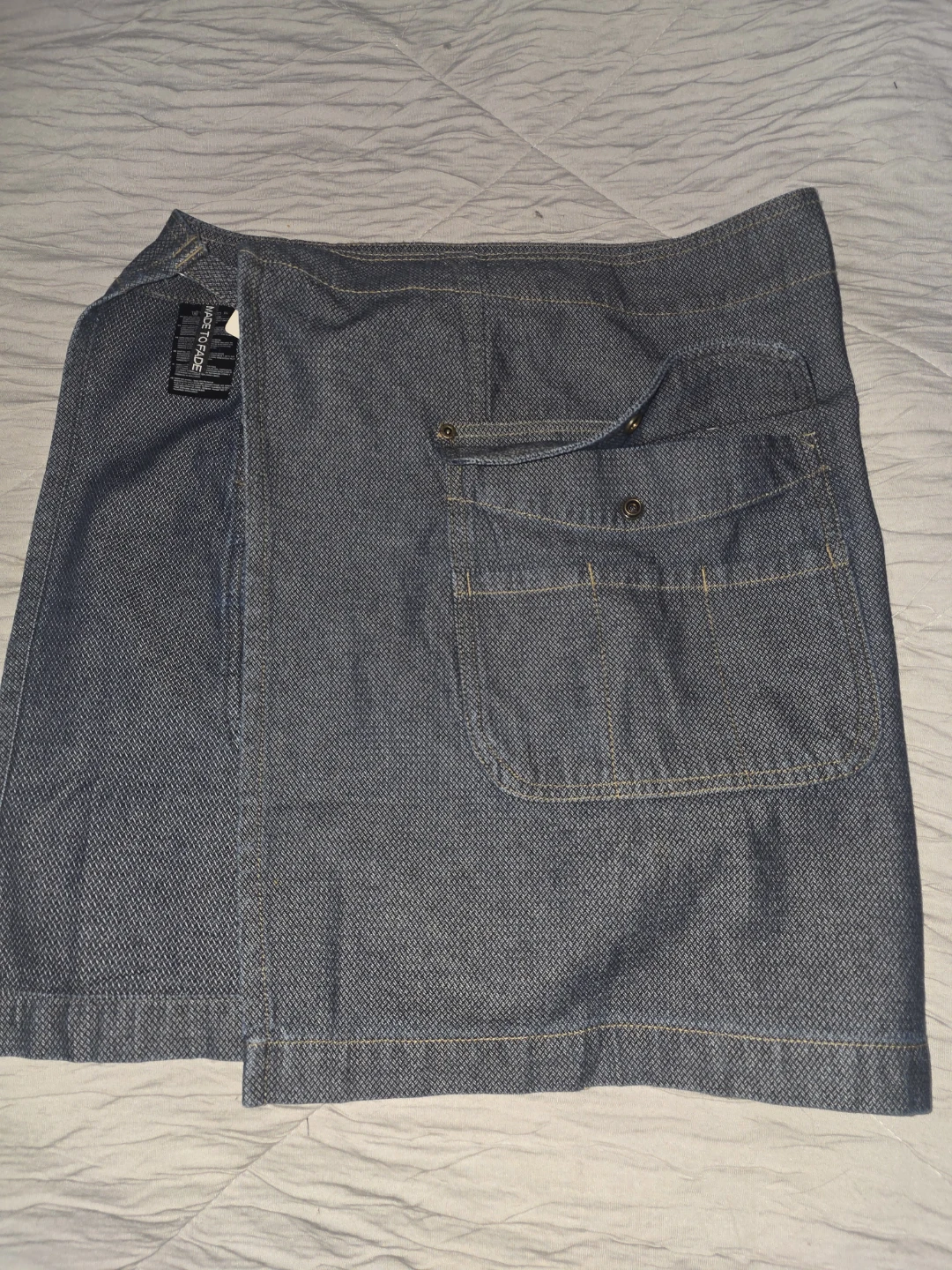 Chef Works Denim Half Bistro Apron - photo 3