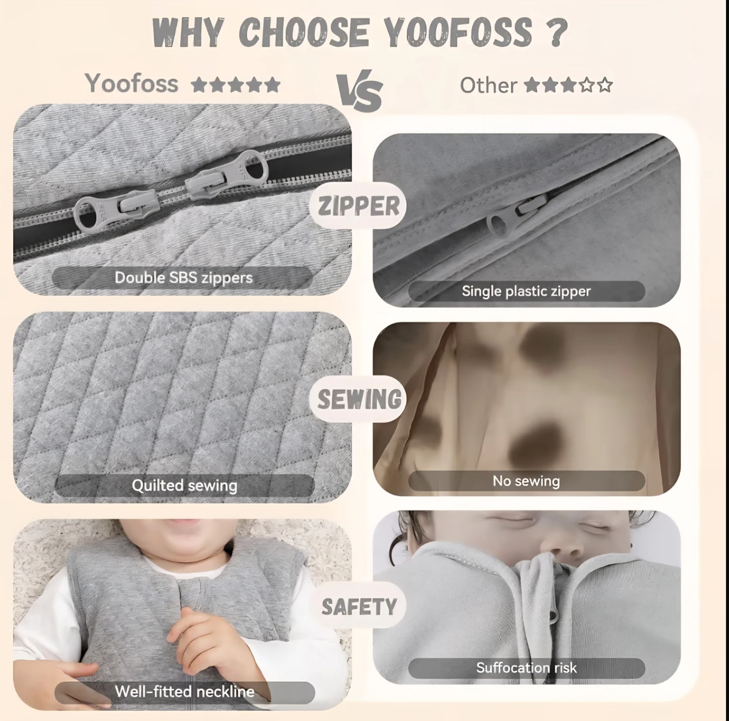 Yoofoss Sleep Sack for 12-18 Months Baby - photo 4