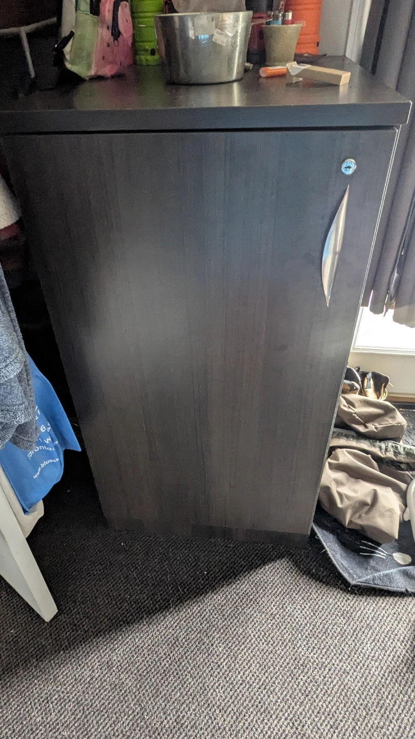 Dark Brown Wooden Organizer Shelf