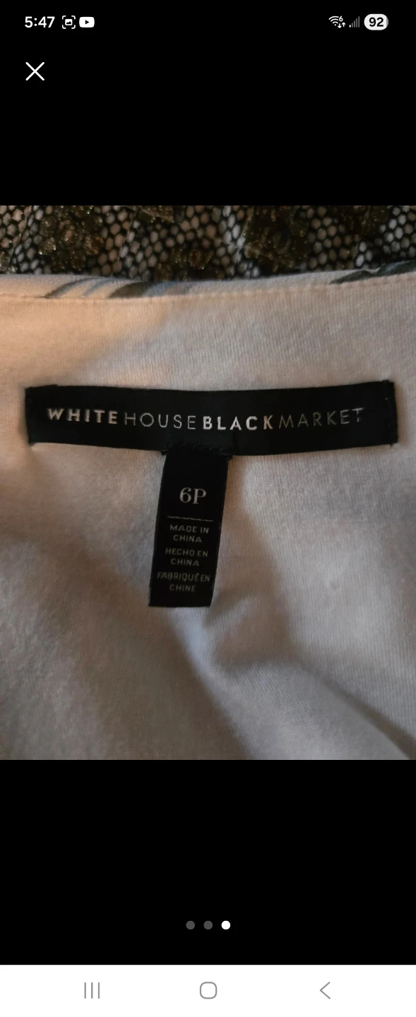 White House Black Market Floral Maxi Dress Size 6P - photo 4