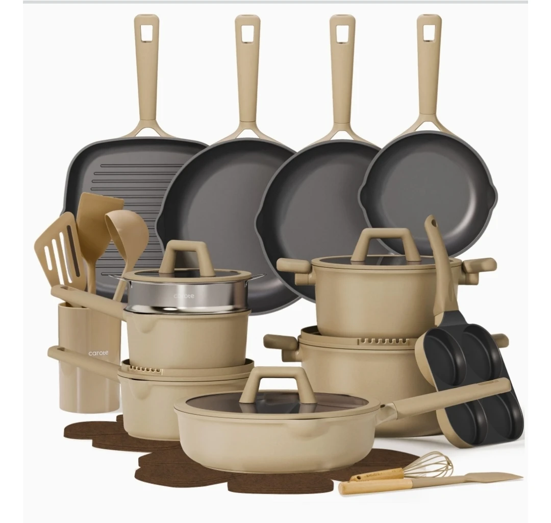 Carote 11-Piece Cookware Set with Utensils