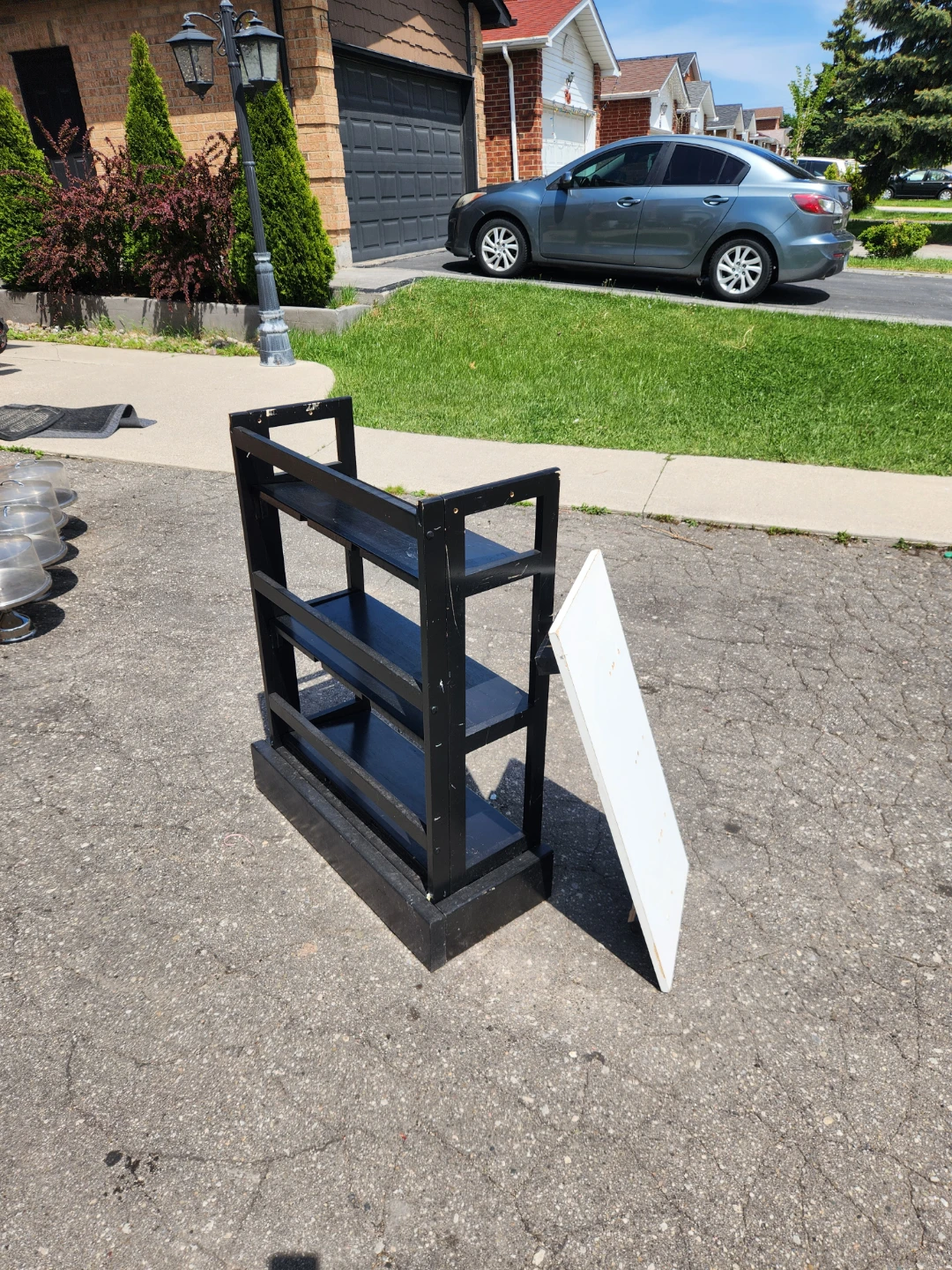 Wooden 3-Tier Shelf Unit